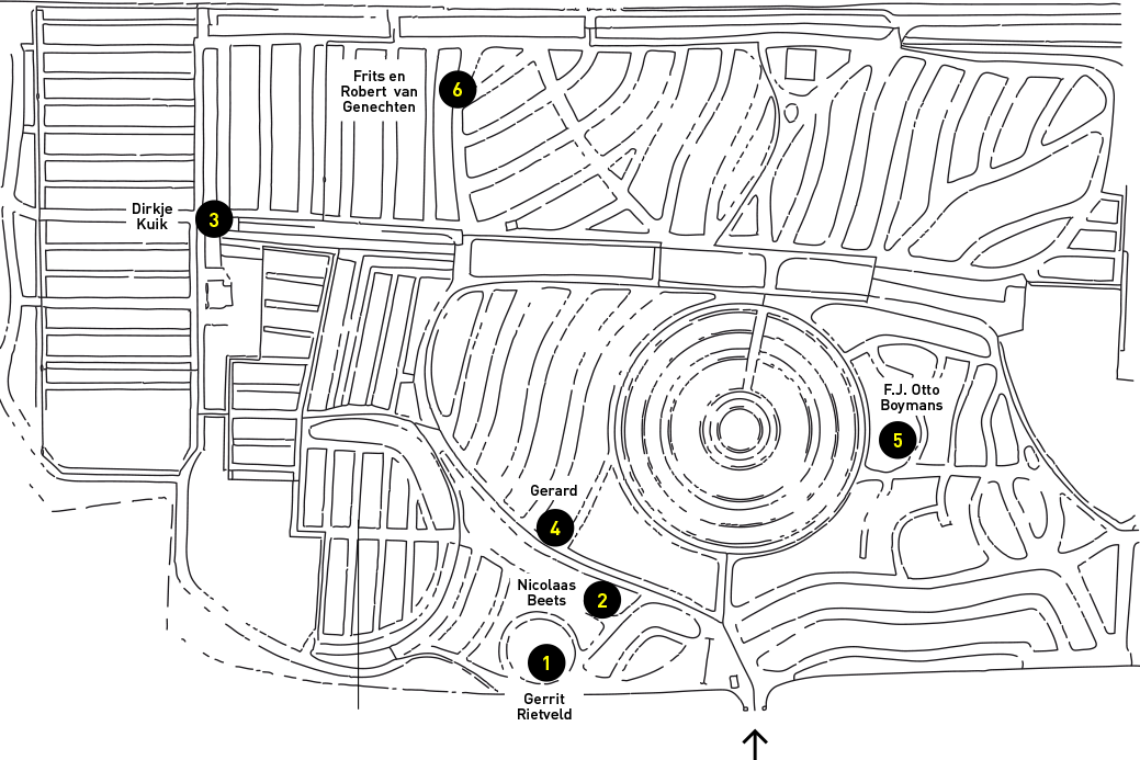 Plattegrond Begraafplaats Soestbergen Utrecht